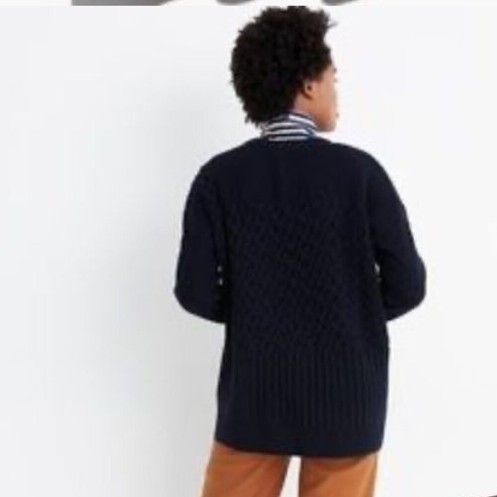 Madwell - Patchwork Cableknit Tunic Sweater Af609… - image 4